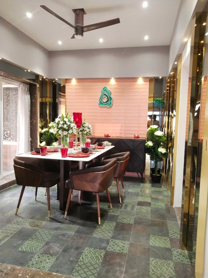 Dining Areas interior design in Mumbai by Orchids Interior
